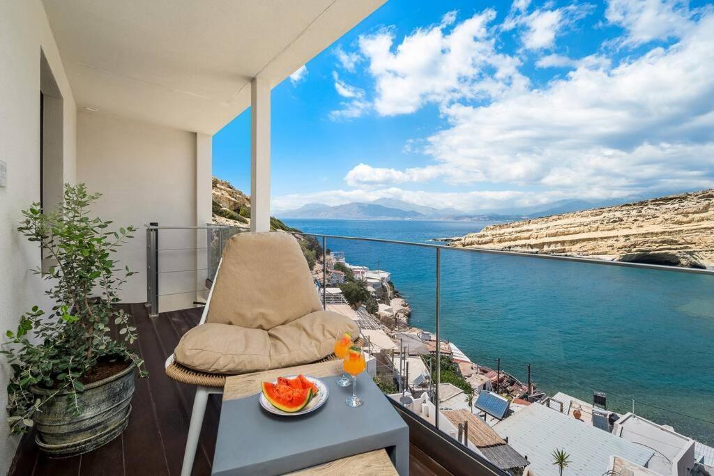 Nieva Apartment 2 Matala Eksteriør bilde